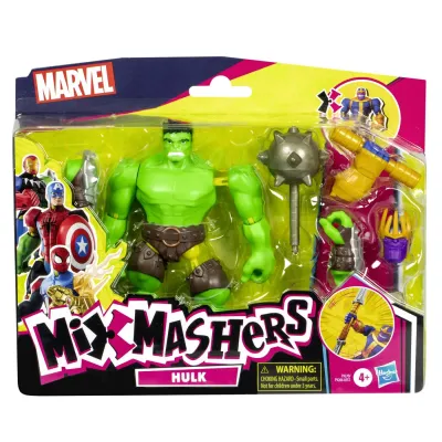 MARVEL AVENGERS MIX MASHERS SET FIGURINĂ HULK 12CM ȘI ACCESORII