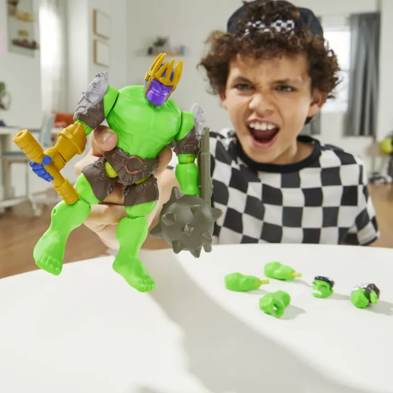 MARVEL AVENGERS MIX MASHERS SET FIGURINĂ HULK 12CM ȘI ACCESORII