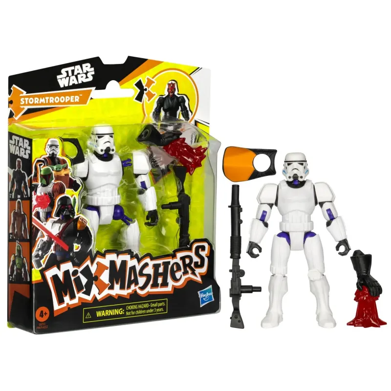 STAR WARS MIX MASHERS SET FIGURINĂ STORMTROOPER 12CM ȘI ACCESORII