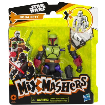 STAR WARS MIX MASHERS SET FIGURINĂ BOBA FETT 12CM ȘI ACCESORII