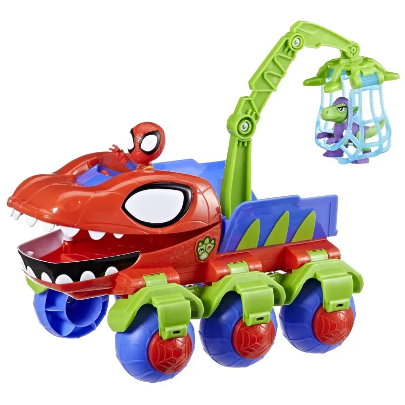 SPIDEY ȘI PRIETENII LUI UIMITORI MARVEL VEHICUL DINO WEBS CRAWLER