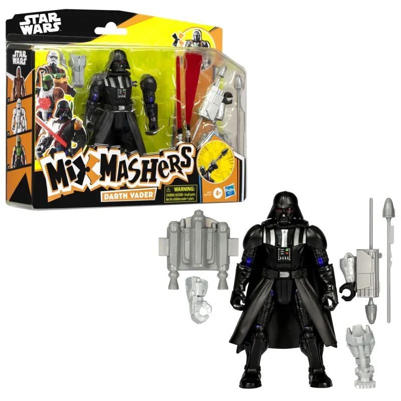 STAR WARS MIX MASHERS DELUXE SET FIGURINĂ DARTH VADER 12CM ȘI ACCESORII