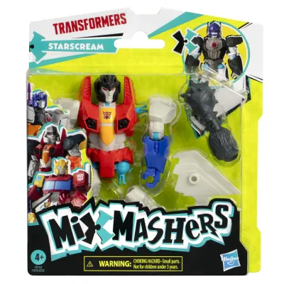 TRANSFORMERS MIX MASHERS FIGURINĂ STARSCREAM 12CM ȘI ACCESORII