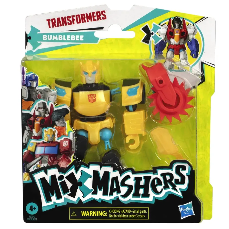 TRANSFORMERS MIX MASHERS FIGURINĂ BUMBLEBEE 12CM ȘI ACCESORII