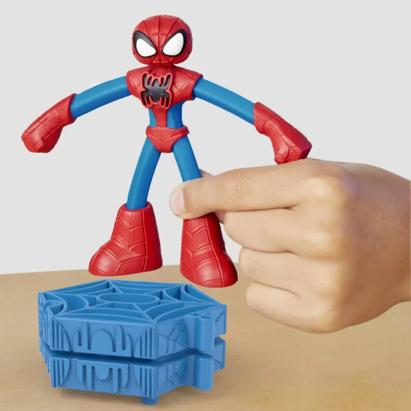 PLAY DOH SPIDERMAN SET 2 FIGURINE BATALIE CU LANSATOR ȘI SULITA