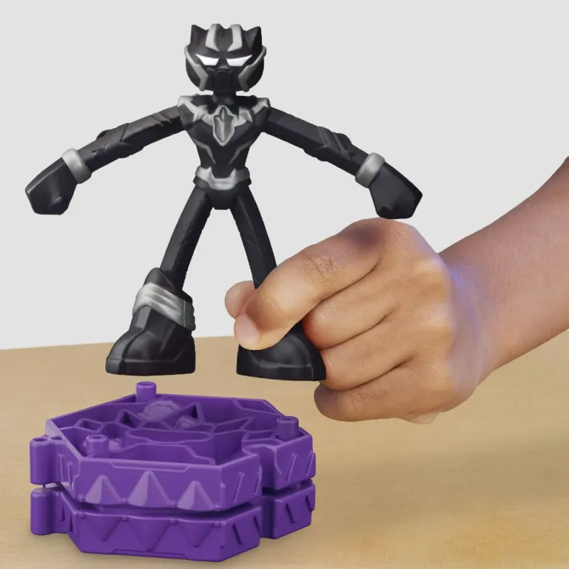 PLAY-DOH MARVEL FIGURINĂ FLEXIBILA CU ACCESORII BLACK PANTHER 10CM
