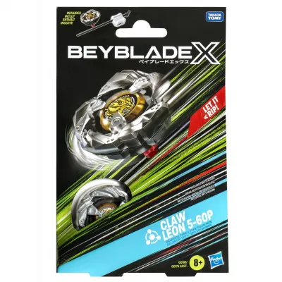 BEYBLADE X LET IT RIP SET LANSATOR ȘI ROATA CLAW LEON 5-60P