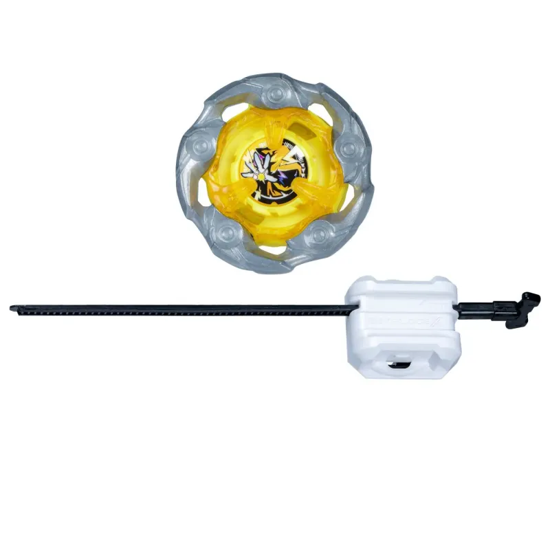 BEYBLADE X LET IT RIP SET LANSATOR ȘI ROATA WAND WIZARD 5-70DB UX