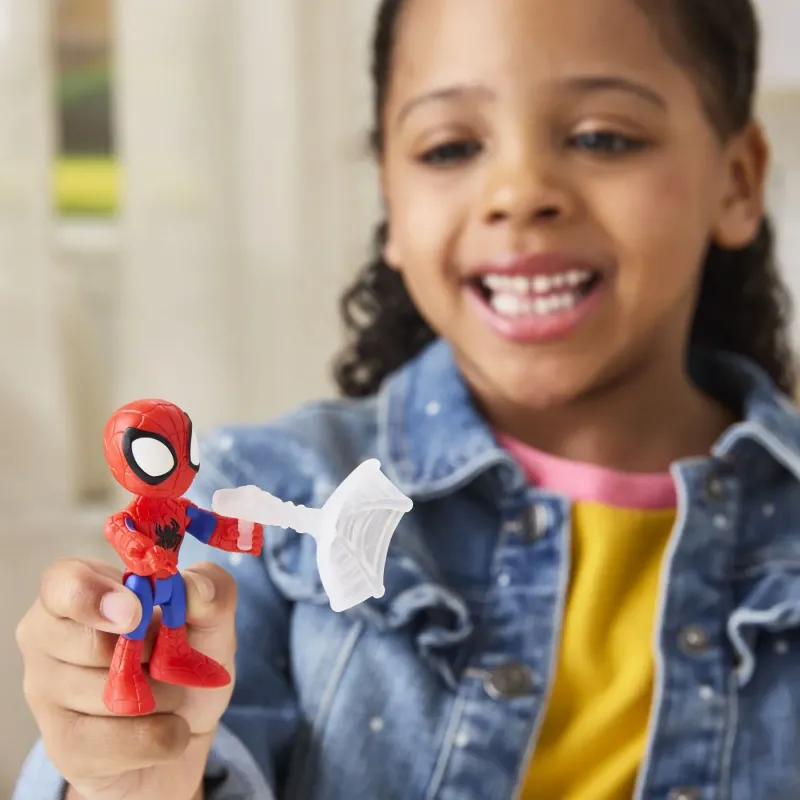 MARVEL SPIDEY ȘI PRIETENII SAI UIMITORI SET FIGURINĂ SPIDEY ȘI ACCESORII