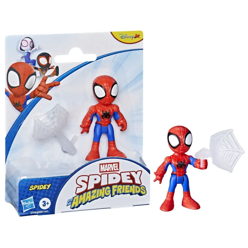 MARVEL SPIDEY ȘI PRIETENII SAI UIMITORI SET FIGURINĂ SPIDEY ȘI ACCESORII