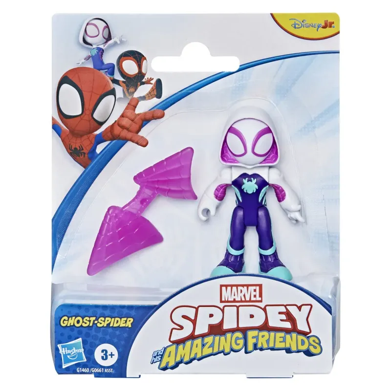 MARVEL SPIDEY ȘI PRIETENII SAI UIMITORI SET FIGURINĂ GHOST SPIDER ȘI ACCESORII
