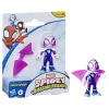 MARVEL SPIDEY ȘI PRIETENII SAI UIMITORI SET FIGURINĂ GHOST SPIDER ȘI ACCESORII