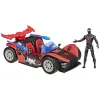 MARVEL SPIDER MAN VENOM VERSUS LANSATOR AUTO ȘI FIGURINĂ MILES MORALES
