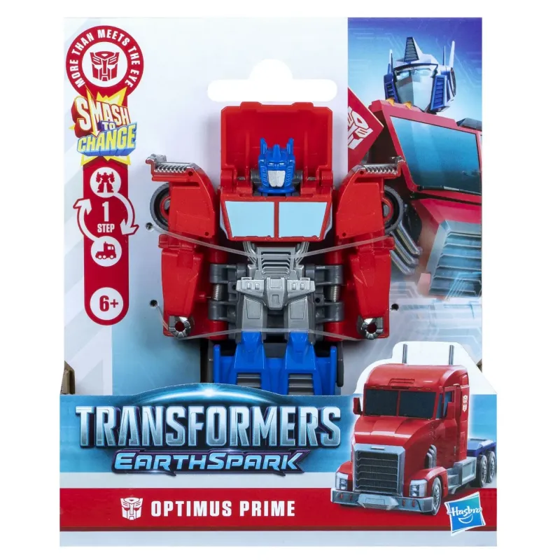 TRANSFORMERS EARTHSPARK FIGURINĂ OPTIMUS PRIME 1 STEP SMASH TO CHANGE