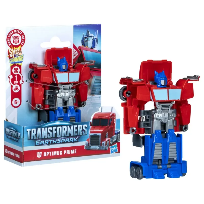 TRANSFORMERS EARTHSPARK FIGURINĂ OPTIMUS PRIME 1 STEP SMASH TO CHANGE