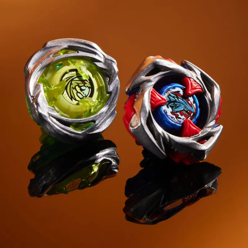 BEYBLADE X SET DE LUPTĂ DROP ATACK IMPACT DRAKE 9-60LR ȘI HOVER WYVERN 3-85N