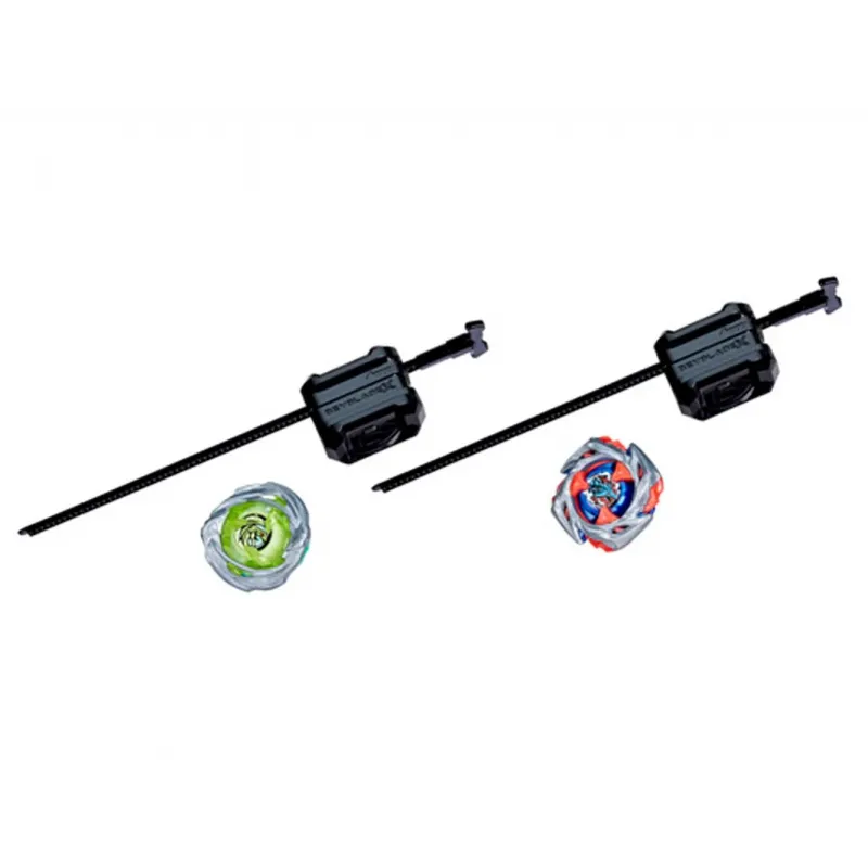 BEYBLADE X SET DE LUPTĂ DROP ATACK IMPACT DRAKE 9-60LR ȘI HOVER WYVERN 3-85N
