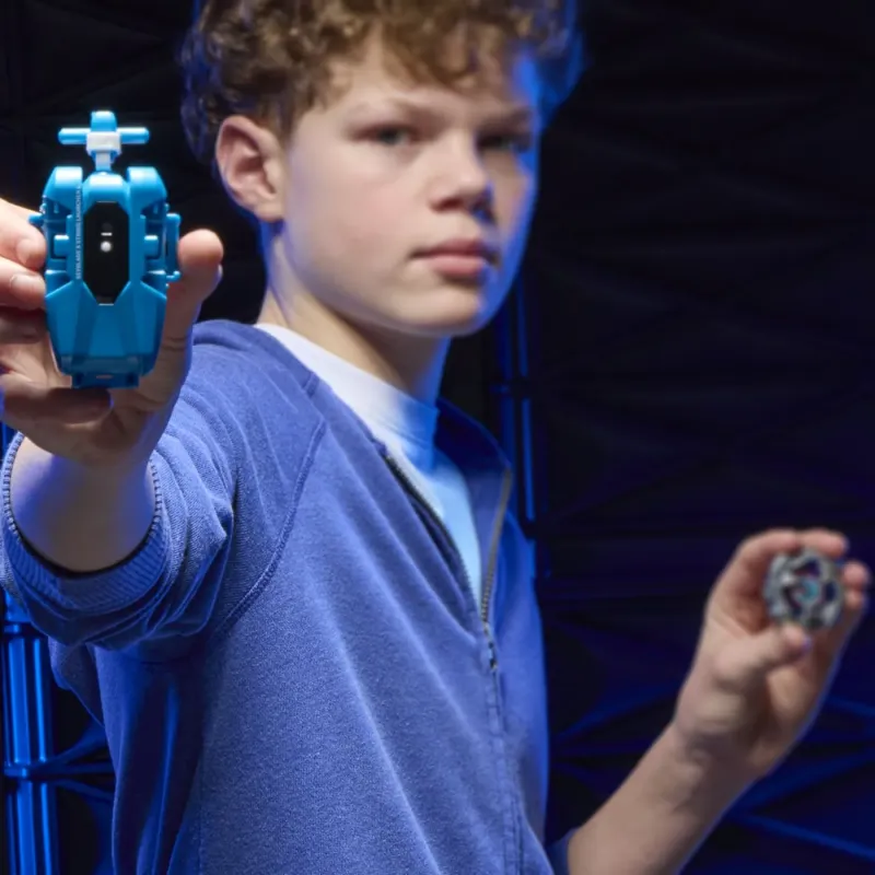 BEYBLADE X LET IT RIP SET LANSATOR ȘI ROATA COBALT DRAGOON 2-60C