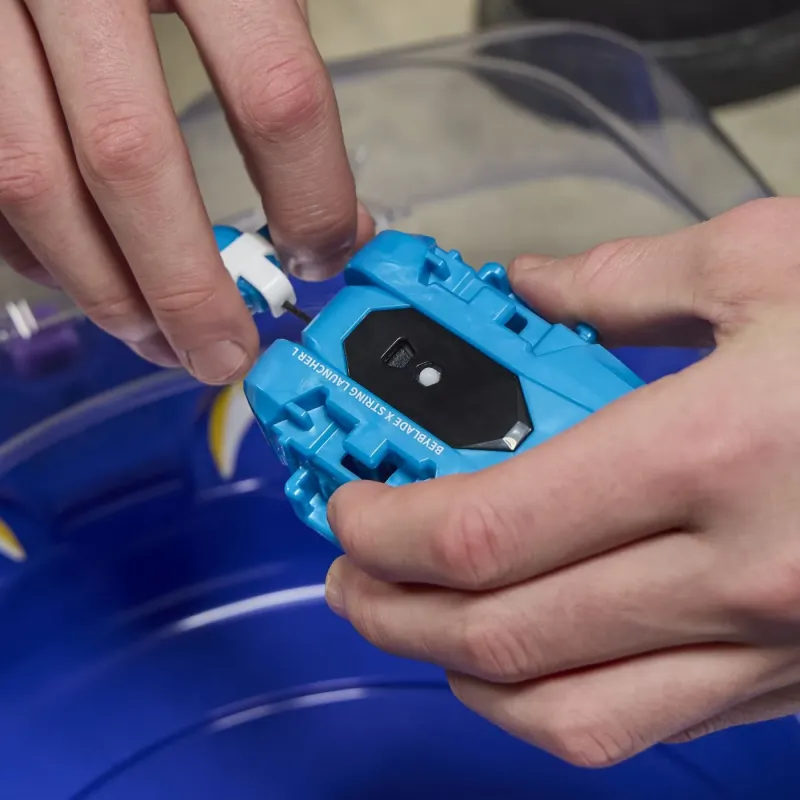 BEYBLADE X LET IT RIP SET LANSATOR ȘI ROATA COBALT DRAGOON 2-60C