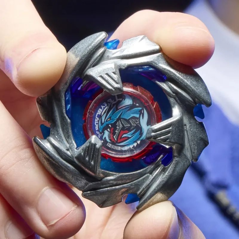 BEYBLADE X LET IT RIP SET LANSATOR ȘI ROATA COBALT DRAGOON 2-60C