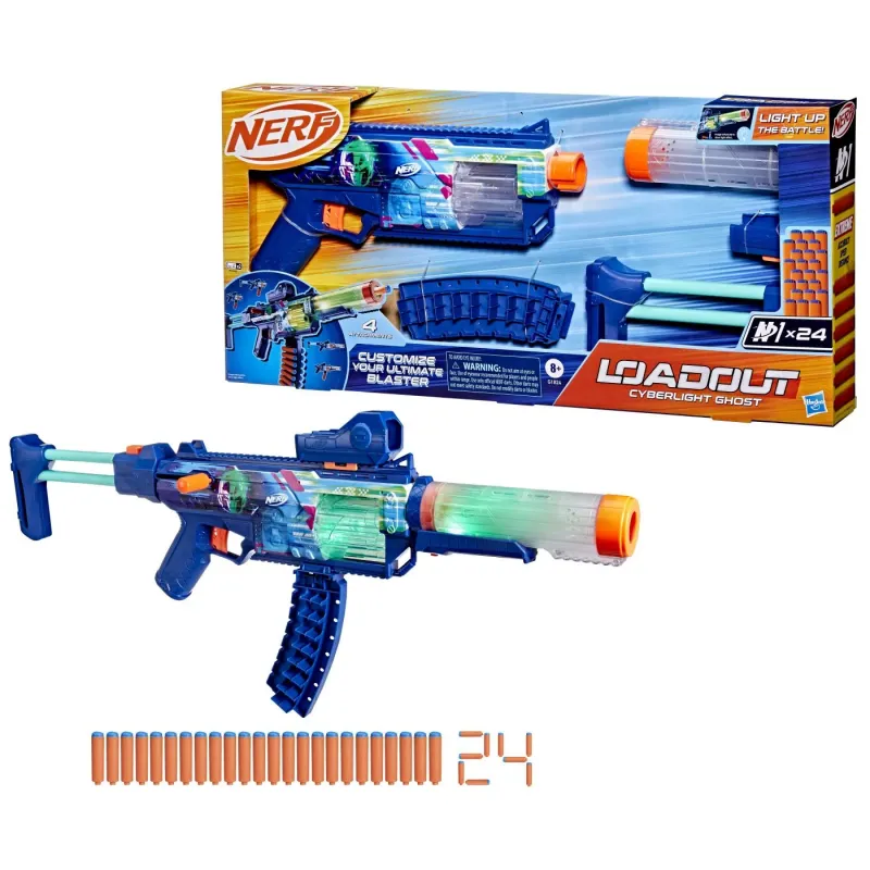 NERF BLASTER LOADOUT CYBERLIGHT GHOST