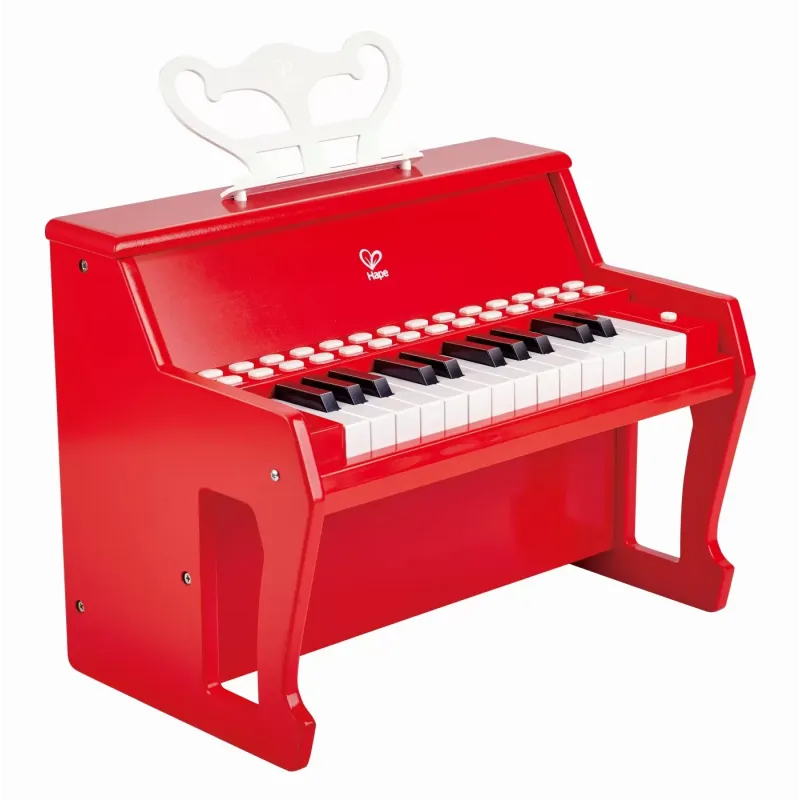 HAPE PIAN ELECTRONIC ROSU CU LUMINI