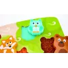 HAPE PUZLLE TACTIL -  ANIMALELE DIN PADURE