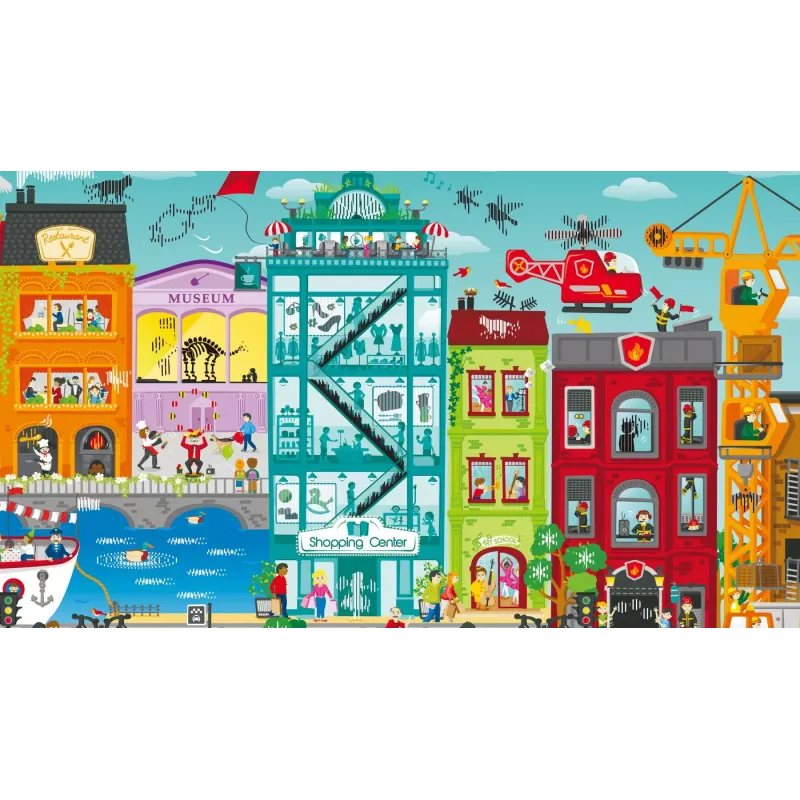 HAPE PUZZLE ORASUL ANIMAT