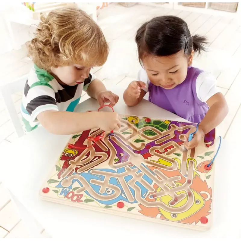 HAPE - Labirint magnetic Zoom - Distractie la dublu