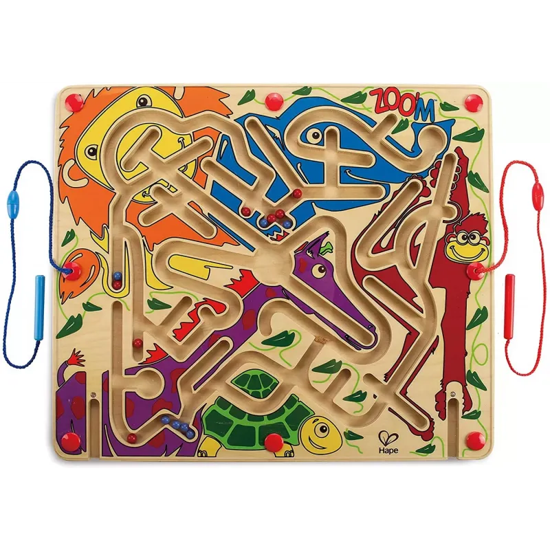 HAPE - Labirint magnetic Zoom - Distractie la dublu