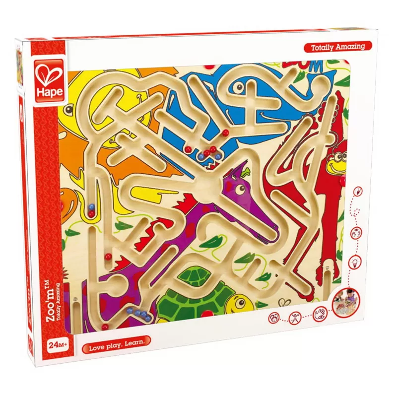 HAPE - Labirint magnetic Zoom - Distractie la dublu