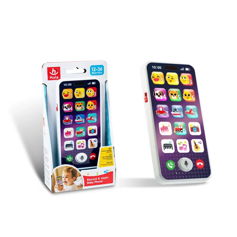 TELEFON MOBIL INTERACTIV BEBE INREGISTREAZA ȘI INVATA