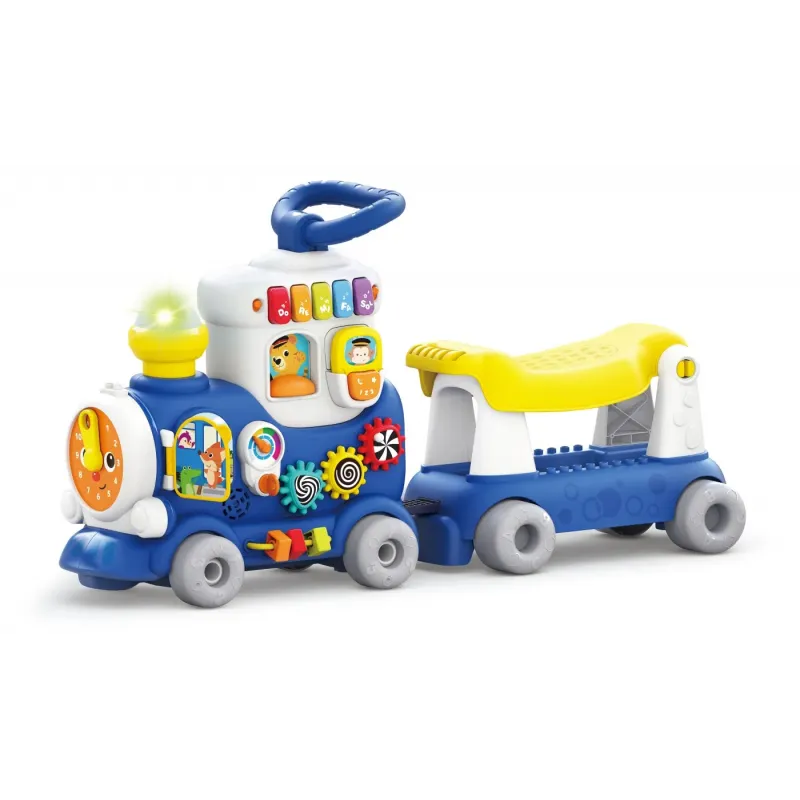 TRENULET 4 IN 1 ALBASTRU
