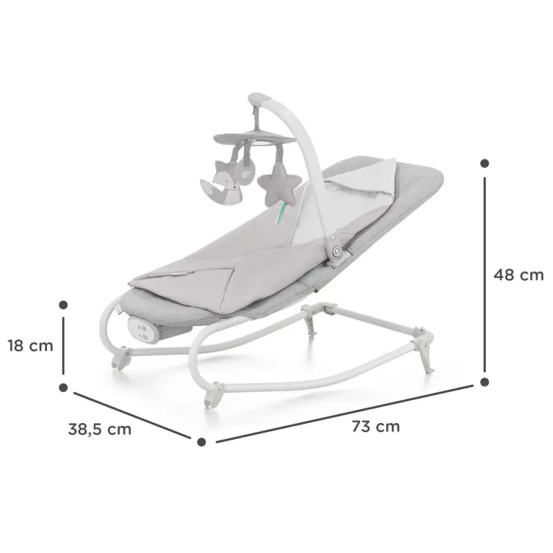 SEZLONG 3 IN 1, KINDERKRAFT FELIO 2, STONE GREY