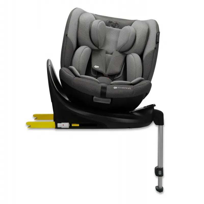 SCAUN AUTO KINDERKRAFT I-FIX, I-SIZE 40-150 CM, COOL GREY