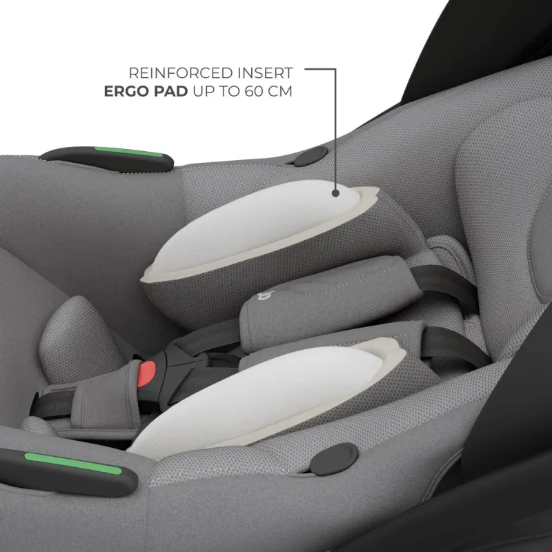 SCOICĂ AUTO KINDERKRAFT I-LITE CU BAZA ENDURA SAFE FX GREY