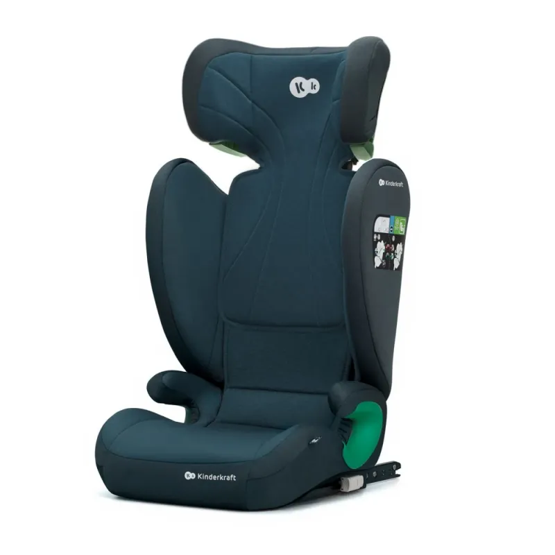 SCAUN AUTO KINDERKRAFT JUNIOR FIX2, I-SIZE 100-150 CM, HARBOR BLUE