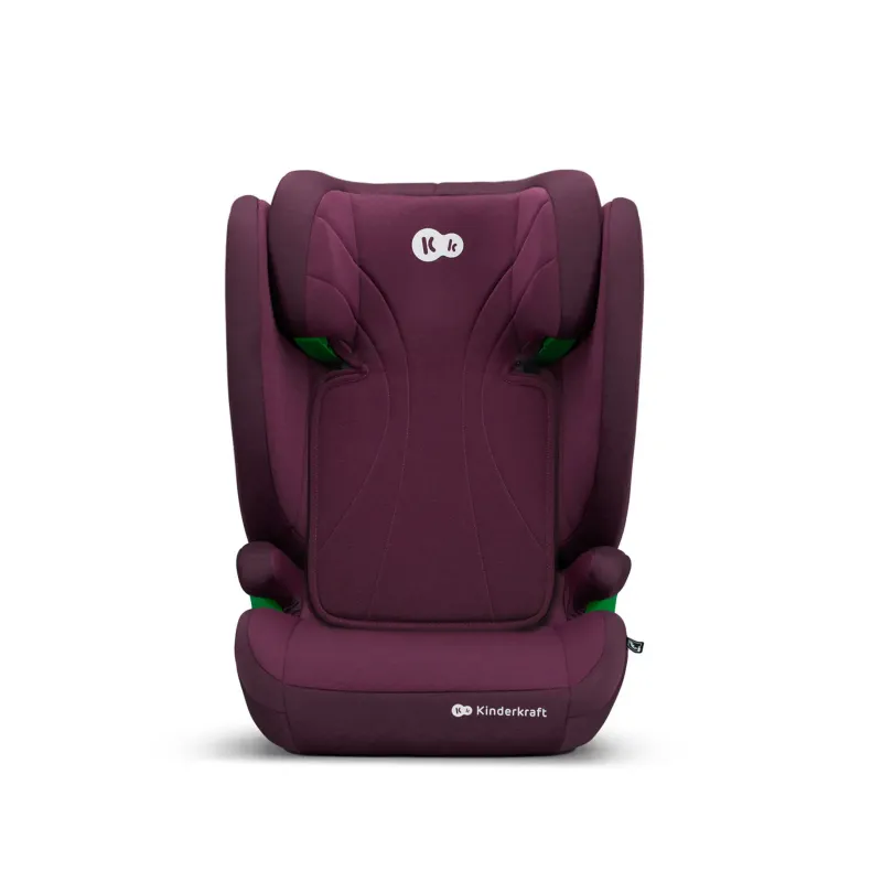 SCAUN AUTO KINDERKRAFT JUNIOR FIX2, I-SIZE 100-150 CM, CHERRY RED