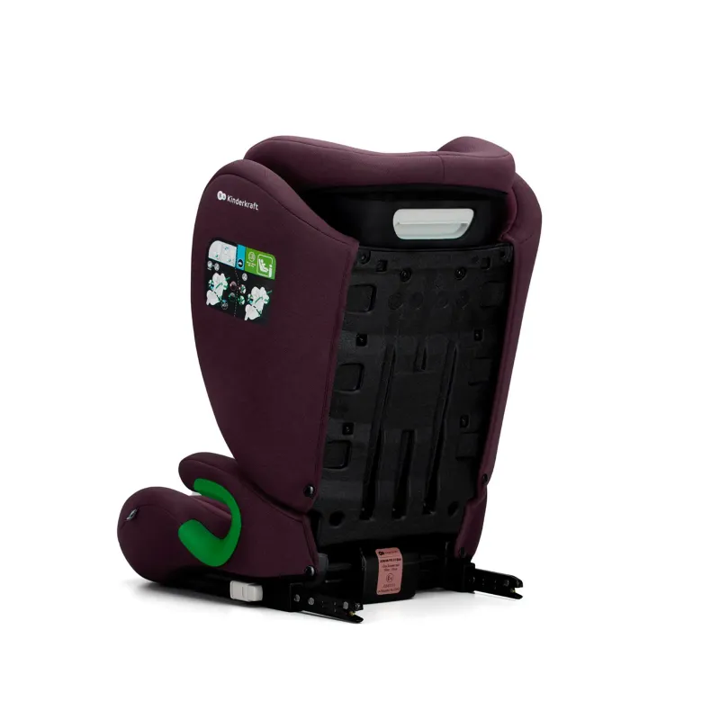 SCAUN AUTO KINDERKRAFT JUNIOR FIX2, I-SIZE 100-150 CM, CHERRY RED