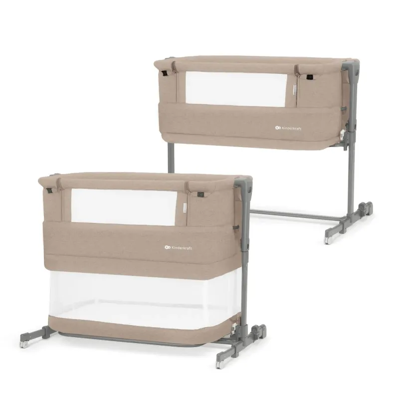PĂTUȚ CO-SLEEPER KINDERKRAFT NESTE GROW, BEJ
