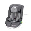 SCAUN AUTO I-SIZE, 76-150 CM, KINDERKRAFT SAFETY FIX 2, GREY