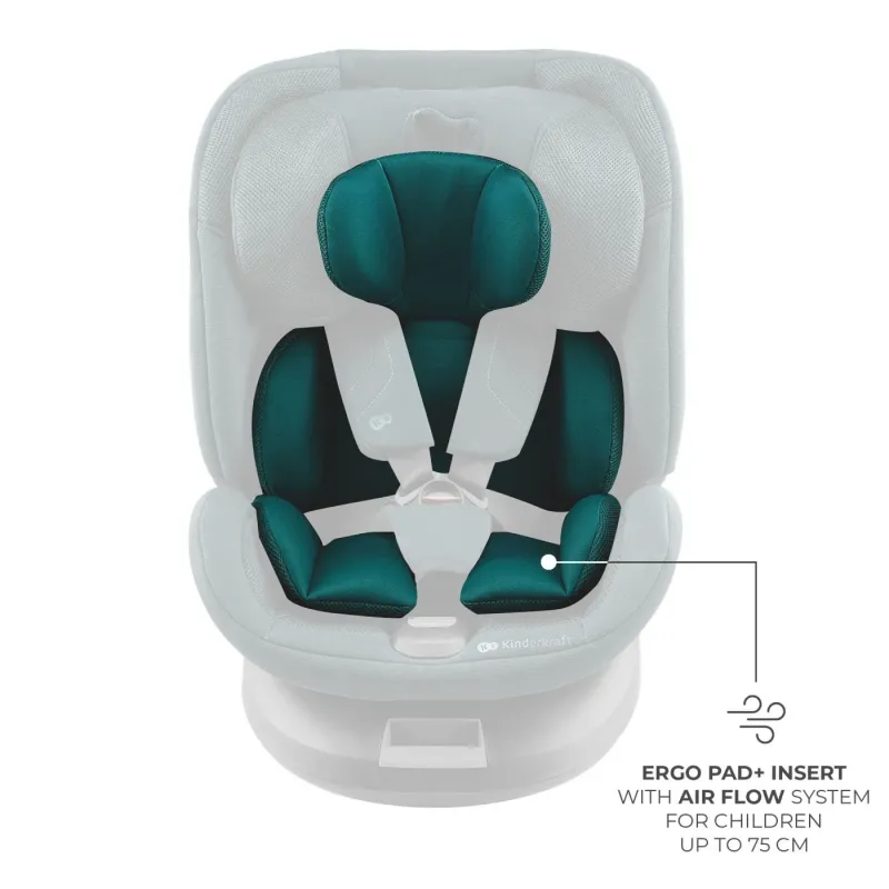 SCAUN AUTO KINDERKRAFT XPEDITION 3 I-SIZE 40-150 CM, GREEN