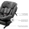 SCAUN AUTO KINDERKRAFT XPEDITION 3 I-SIZE 40-150 CM, GREY