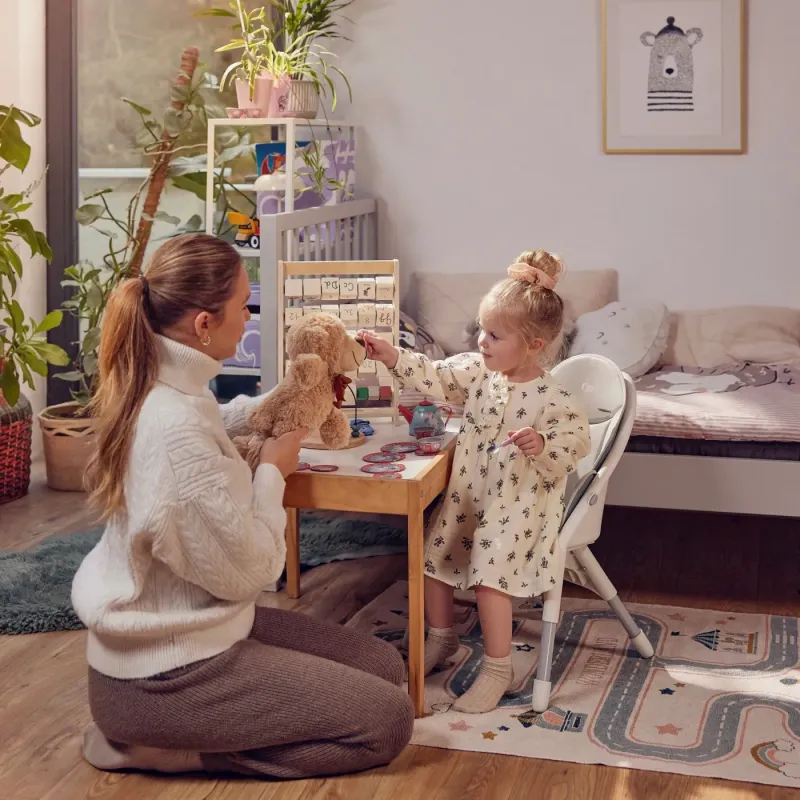 SCAUN DE MASĂ KINDERKRAFT DINNLY, GREY