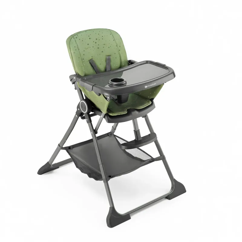 SCAUN DE MASĂ KINDERKRAFT FOLDEE, PLIABIL, GREEN