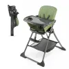 SCAUN DE MASĂ KINDERKRAFT FOLDEE, PLIABIL, GREEN