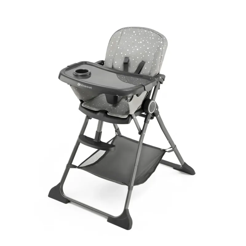 SCAUN DE MASĂ KINDERKRAFT FOLDEE, PLIABIL, GREY