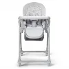 SCAUN DE MASĂ KINDERKRAFT LASTREE,  2 IN 1, TRANSFORMABIL, GREY