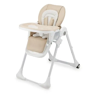 SCAUN DE MASĂ KINDERKRAFT TUMMIE, PLIABIL, BEIGE