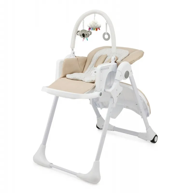 SCAUN DE MASĂ KINDERKRAFT TUMMIE, PLIABIL, BEIGE